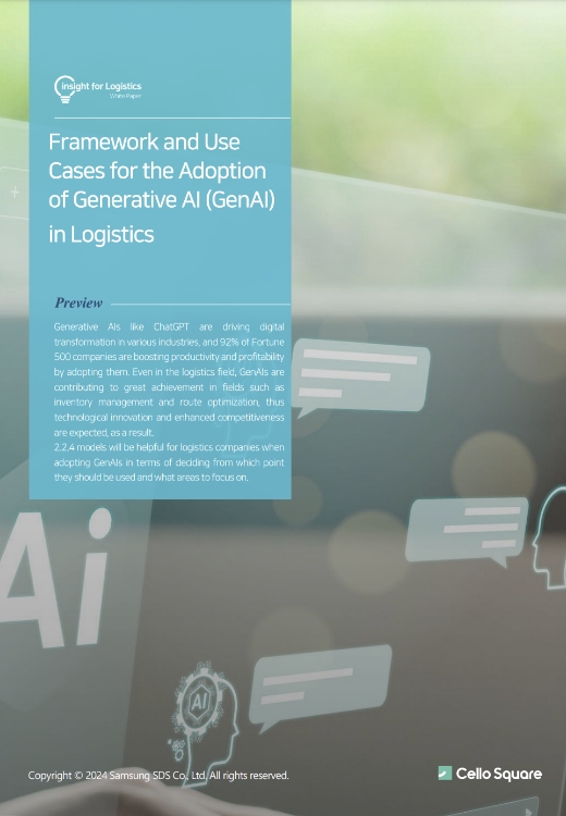 Framework and Use Cases for the Adoption of Generative AI (GenAI) in Logistics