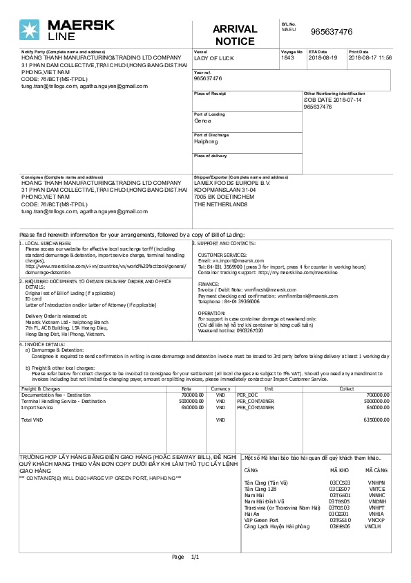 What is Arrival Notice? Definition & How it works